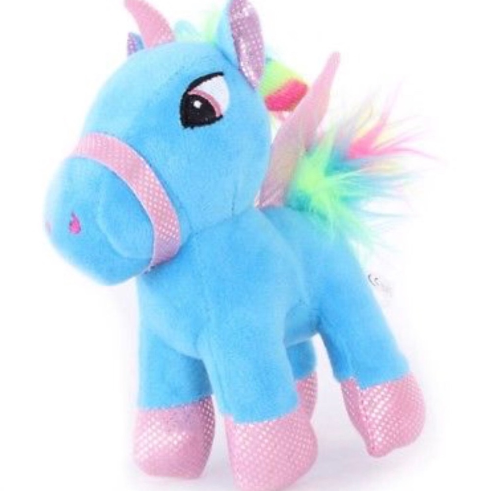 Unicorn Backpack Clip Stroller Clip Blue New